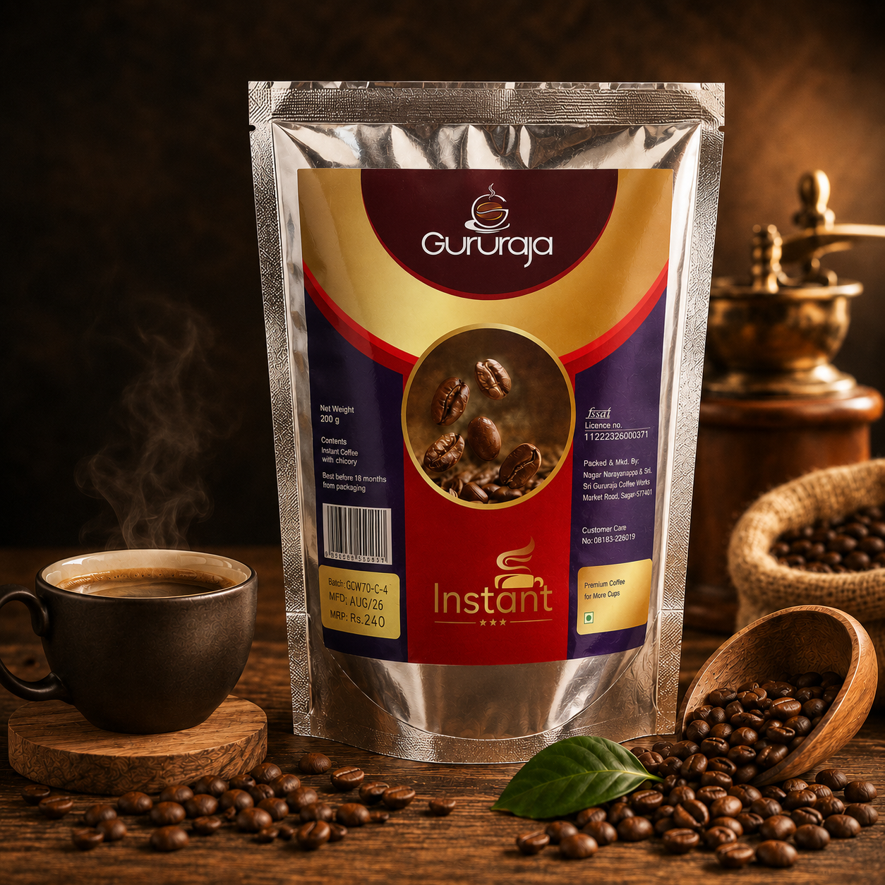 GURURAJA'S INSTANT COFFEE