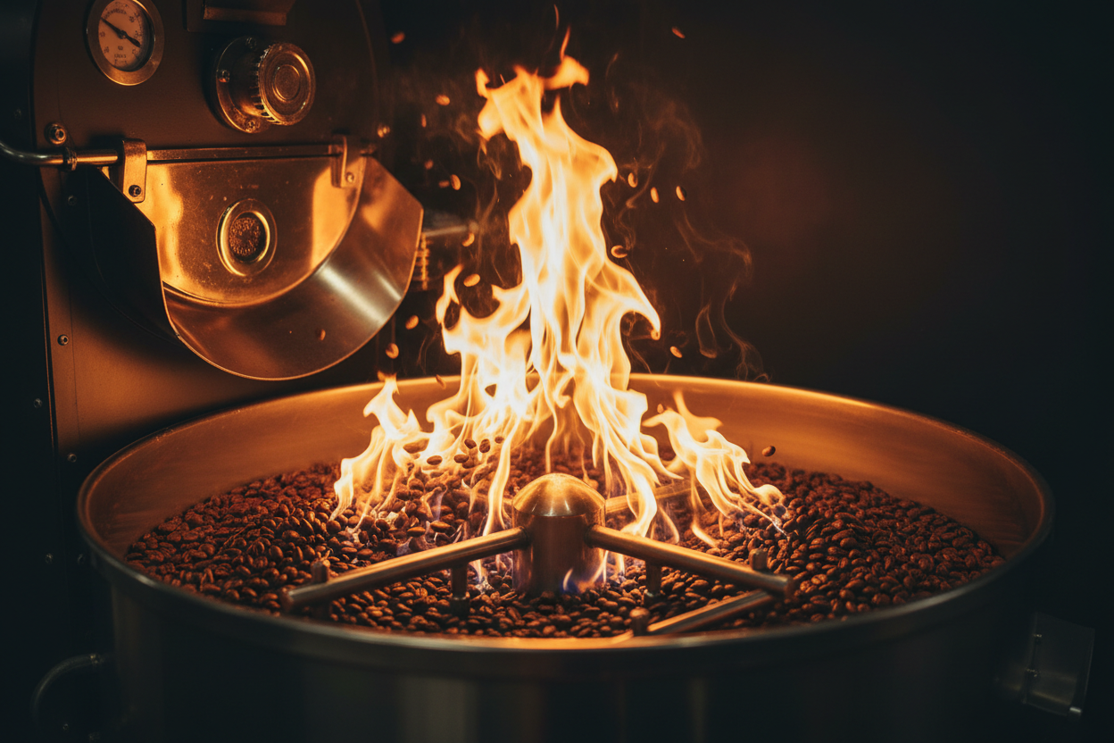 Roasted with High Flame